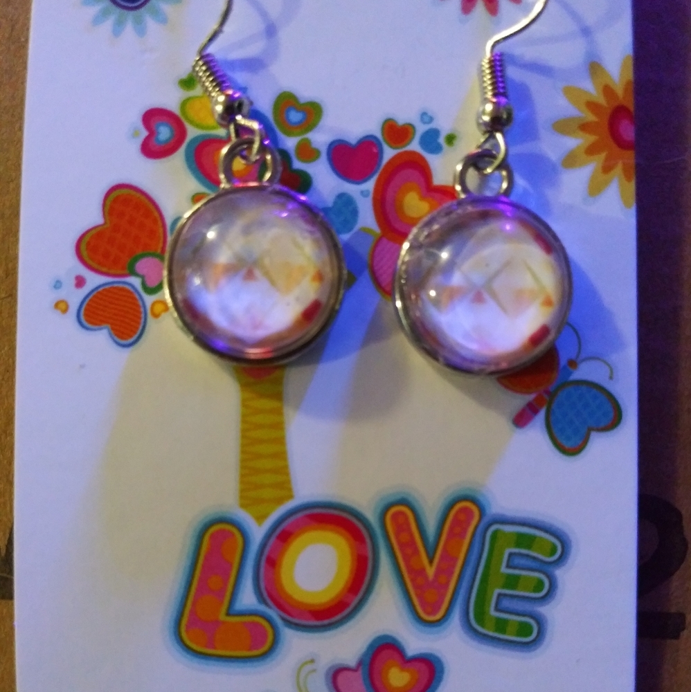 Handmade cabochon earrings